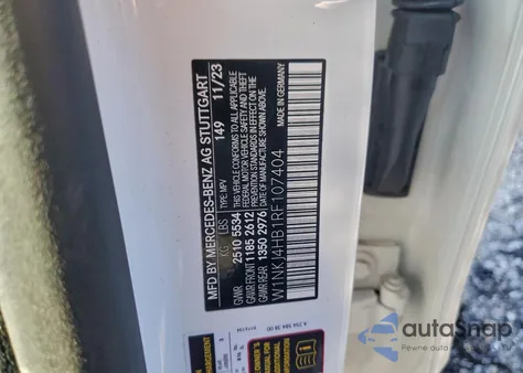 2024 Mercedes-Benz Glc Coupe 300 4Matic z USA, uszkodzony, nr VIN W1NKJ4HB1RF107404